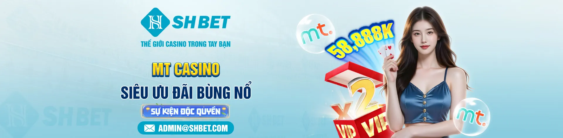 Banner SHBET MT casino siêu ưu đãi bùng nổ